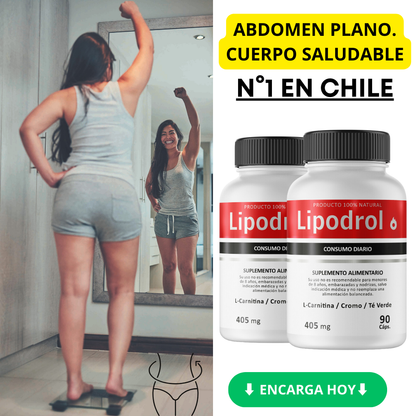 Lipodrol™ Suplemento natural para reducir grasa y bajar de peso de forma saludable