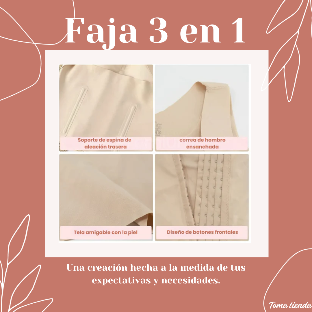 Toma tienda™️ FAJA REDUCTORA 3 EN 1