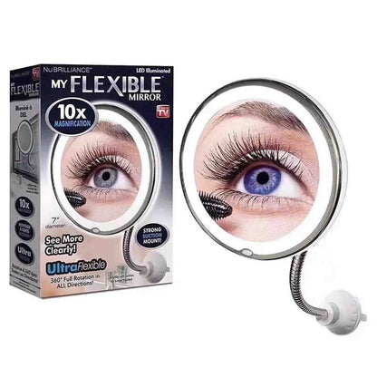 EspejoFlex™ Espejo Portátil Para Maquillaje Con Luz