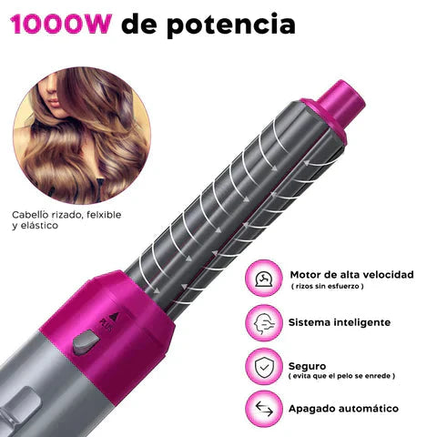 Secador para cabello 5 en 1