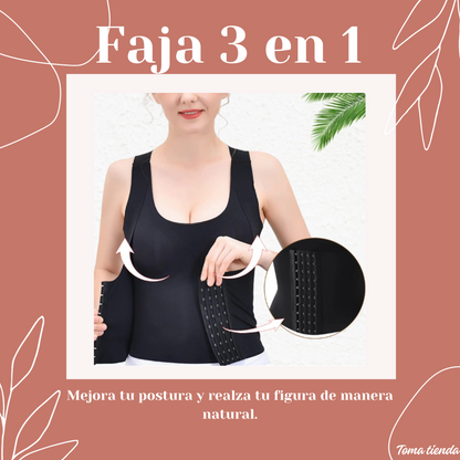 Toma tienda™️ FAJA REDUCTORA 3 EN 1