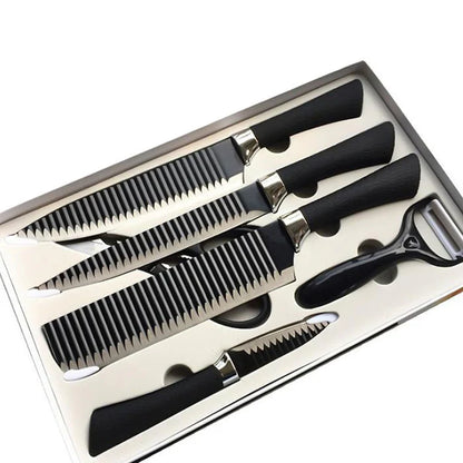 CorteFino™ Set De Cuchillos De Cocina 6 Piezas Con Mango Antideslizante