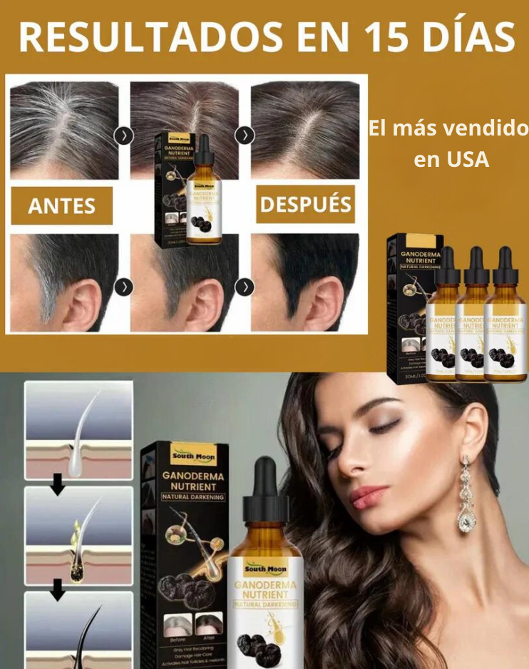 GrisNoMás® SERUM ANTICANAS - GANODERMA