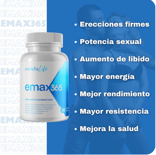 Emax365™ Vitaminas Potenciador de libido