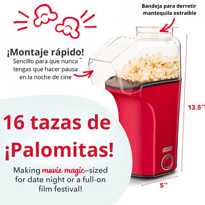 POPMAKER™ MAQUINA DE AIRE CALIENTE PARA HACER PALOMITAS