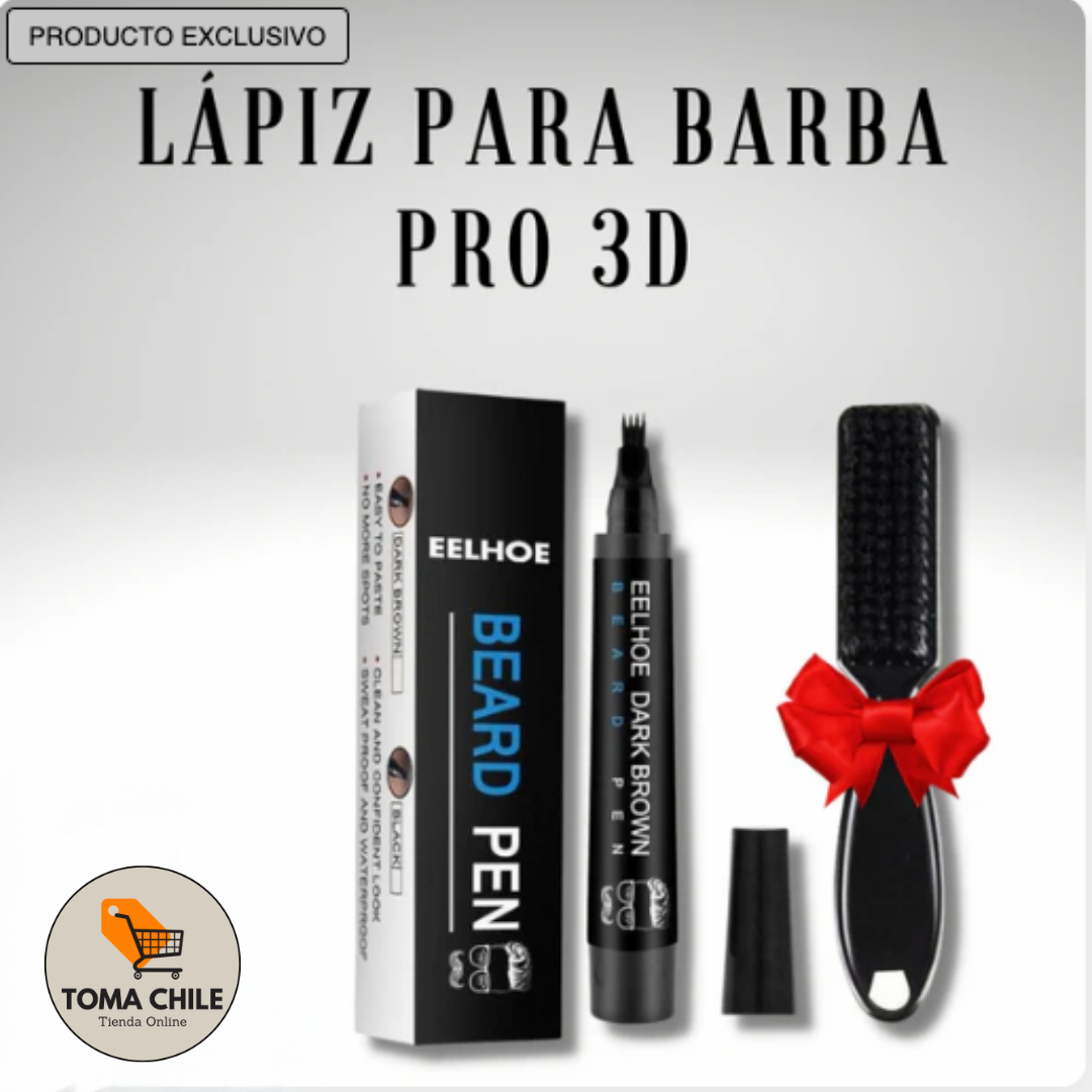 LÁPIZ PARA BARBA PRO 3D 🧔🧔🧔