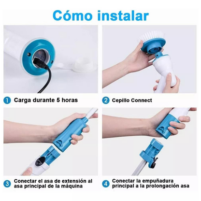 Cepillo Eléctrico Potente Extensible - HECHO EN USA